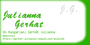 julianna gerhat business card